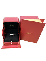 Cartier Love Ring 0.31ct Brilliant-Cut Paved Diamond 18k White Gold Band