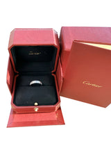 Cartier Love Ring 0.31ct Brilliant-Cut Paved Diamond 18k White Gold Band