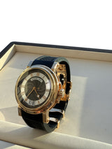 Breguet Marine Big Date 39mm Rose Gold Rubber Strap Mens Watch 5817BR/Z2/5V8