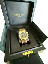 Audemars Piguet Royal Oak Chronograph Rose Gold Black Dial 26320OR.OO.1220OR.01