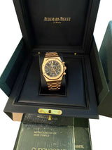 Audemars Piguet Royal Oak Chronograph Rose Gold Black Dial 26320OR.OO.1220OR.01