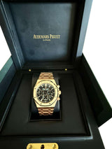 Audemars Piguet Royal Oak Chronograph Rose Gold Black Dial 26320OR.OO.1220OR.01