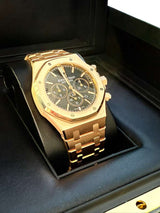 Audemars Piguet Royal Oak Chronograph Rose Gold Black Dial 26320OR.OO.1220OR.01