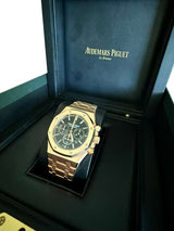 Audemars Piguet Royal Oak Chronograph Rose Gold Black Dial 26320OR.OO.1220OR.01