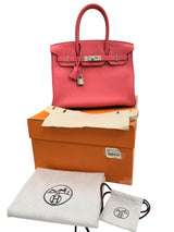 Hermes Birkin 30 Rose Extreme Togo Leather With Palladium Hardware Handbag