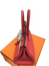 Hermes Birkin 30 Rose Extreme Togo Leather With Palladium Hardware Handbag