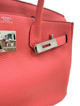 Hermes Birkin 30 Rose Extreme Togo Leather With Palladium Hardware Handbag