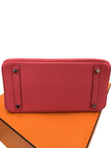 Hermes Birkin 30 Rose Extreme Togo Leather With Palladium Hardware Handbag