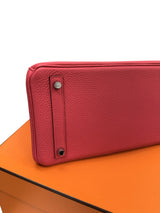 Hermes Birkin 30 Rose Extreme Togo Leather With Palladium Hardware Handbag