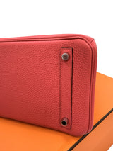 Hermes Birkin 30 Rose Extreme Togo Leather With Palladium Hardware Handbag