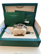 Rolex Datejust 36mm Chocolate Anniversary Steel Rose Gold Diamond Watch 126231