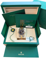 Rolex Datejust 41mm Steel 18K Yellow Gold Black Dial Men's Oyster Watch 126303