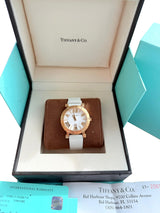 Tiffany & Co. Atlas Lady 36mm 18K Rose Gold Diamond Watch Z1301.11.31E20C71E