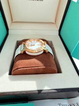 Tiffany & Co. Atlas Lady 36mm 18K Rose Gold Diamond Watch Z1301.11.31E20C71E