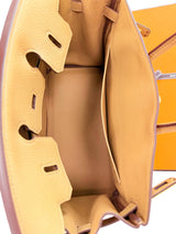 Hermes Birkin 25 Biscuit Togo Leather With Gold Hardware Handbag