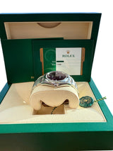 Rolex Oyster Perpetual 39mm Purple Grape Dial Steel Automatic Men's Watch 114300