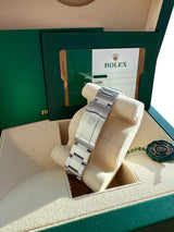 Rolex Oyster Perpetual 39mm Purple Grape Dial Steel Automatic Men's Watch 114300