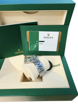 Rolex Datejust Midsize 31mm Grey Floral Motif Dial Oyster Steel Watch 178240