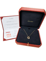 Cartier Love Paved Pendant 0.30 Carat 48 Brilliant Cut Diamonds In 18K Rose Gold