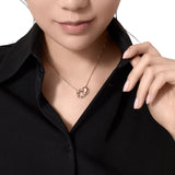 Cartier Love Paved Pendant 0.30 Carat 48 Brilliant Cut Diamonds In 18K Rose Gold