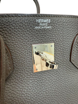 Hermes Birkin 35 Bag Etain Veau Togo Leather with Palladium Hardware Handbag