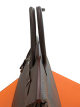 Hermes Birkin 35 Bag Etain Veau Togo Leather with Palladium Hardware Handbag