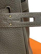 Hermes Birkin 35 Bag Etain Veau Togo Leather with Palladium Hardware Handbag