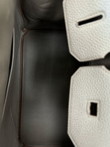 Hermes Birkin 35 Bag Etain Veau Togo Leather with Palladium Hardware Handbag