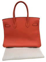Hermes Birkin 30 Capucine Togo Leather with Palladium Hardware Handbag