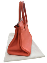 Hermes Birkin 30 Capucine Togo Leather with Palladium Hardware Handbag