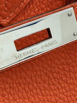 Hermes Birkin 30 Capucine Togo Leather with Palladium Hardware Handbag