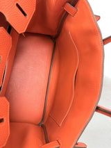 Hermes Birkin 30 Capucine Togo Leather with Palladium Hardware Handbag