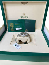 Rolex Day-Date 40mm Blue Ombré Dial Diamond Bezel White Gold Watch 228349RBR