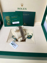 Rolex Day-Date 40mm Blue Ombré Dial Diamond Bezel White Gold Watch 228349RBR