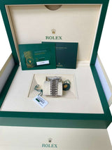 Rolex Day-Date 40mm Blue Ombré Dial Diamond Bezel White Gold Watch 228349RBR