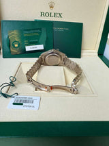 Rolex Day-Date 40mm Blue Ombré Dial Diamond Bezel White Gold Watch 228349RBR