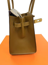 Hermes Birkin 30 Sellier Bronze Dore Veau Madame Leather With Gold Hardware
