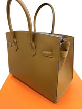Hermes Birkin 30 Sellier Bronze Dore Veau Madame Leather With Gold Hardware