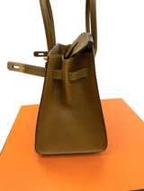 Hermes Birkin 30 Sellier Bronze Dore Veau Madame Leather With Gold Hardware