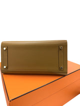 Hermes Birkin 30 Sellier Bronze Dore Veau Madame Leather With Gold Hardware