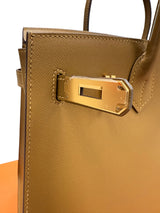 Hermes Birkin 30 Sellier Bronze Dore Veau Madame Leather With Gold Hardware