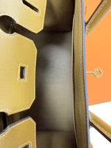 Hermes Birkin 30 Sellier Bronze Dore Veau Madame Leather With Gold Hardware