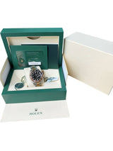 Rolex GMT-Master II 40mm Rootbeer Black Dial Two-Tone Rose Gold Watch 126711CHNR