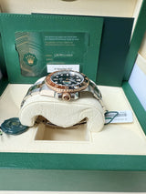 Rolex GMT-Master II 40mm Rootbeer Black Dial Two-Tone Rose Gold Watch 126711CHNR