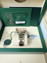 Rolex GMT-Master II 40mm Rootbeer Black Dial Two-Tone Rose Gold Watch 126711CHNR