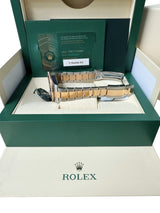 Rolex GMT-Master II 40mm Rootbeer Black Dial Two-Tone Rose Gold Watch 126711CHNR