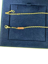 Van Cleef & Arpels Cosmos Diamond Estate Clover Pin/Pendant 18k Gold Necklace