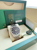 Rolex Oyster Perpetual 41mm Black Dial Automatic Stainless Steel Watch 124300