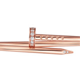 Cartier Juste Un Clou Small Model Brilliant-Cut Diamond Bracelet Rose Gold