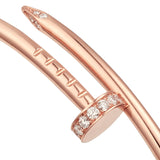 Cartier Juste Un Clou Small Model Brilliant-Cut Diamond Bracelet Rose Gold